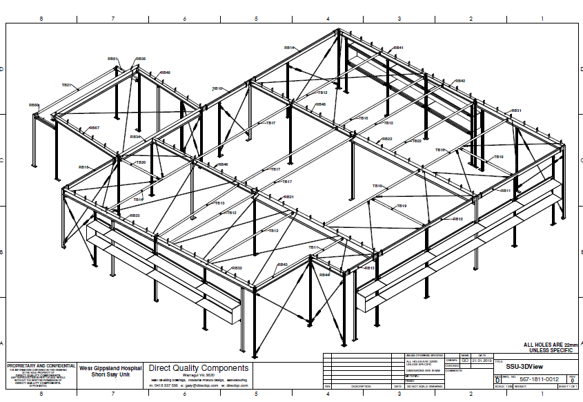 Steel Detailing Drawings - Shop Drawings & Projects